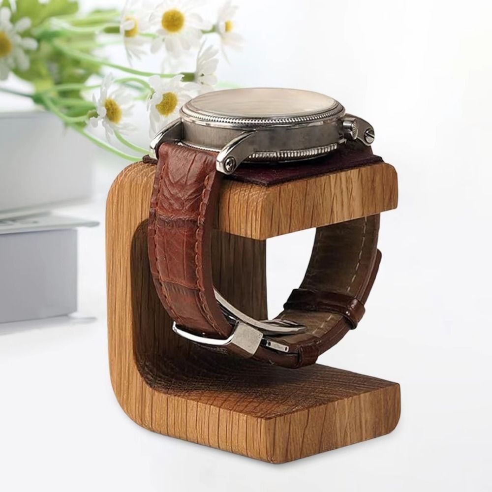 Jewelry Organizer Watches - 나무 시계 진열대 탁상 장식품 심플