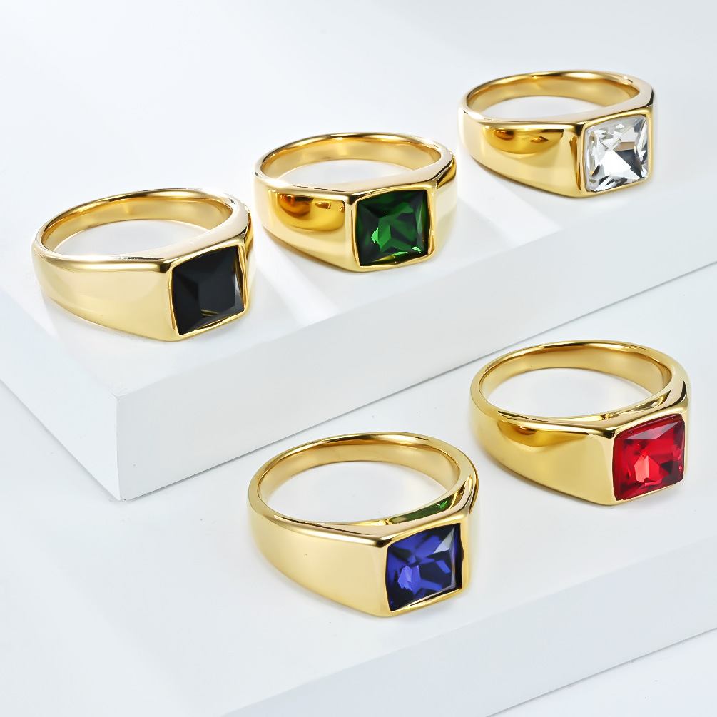 Mens Signet Ring - 남성용 빈티지 웨딩 약혼 보석을 위한