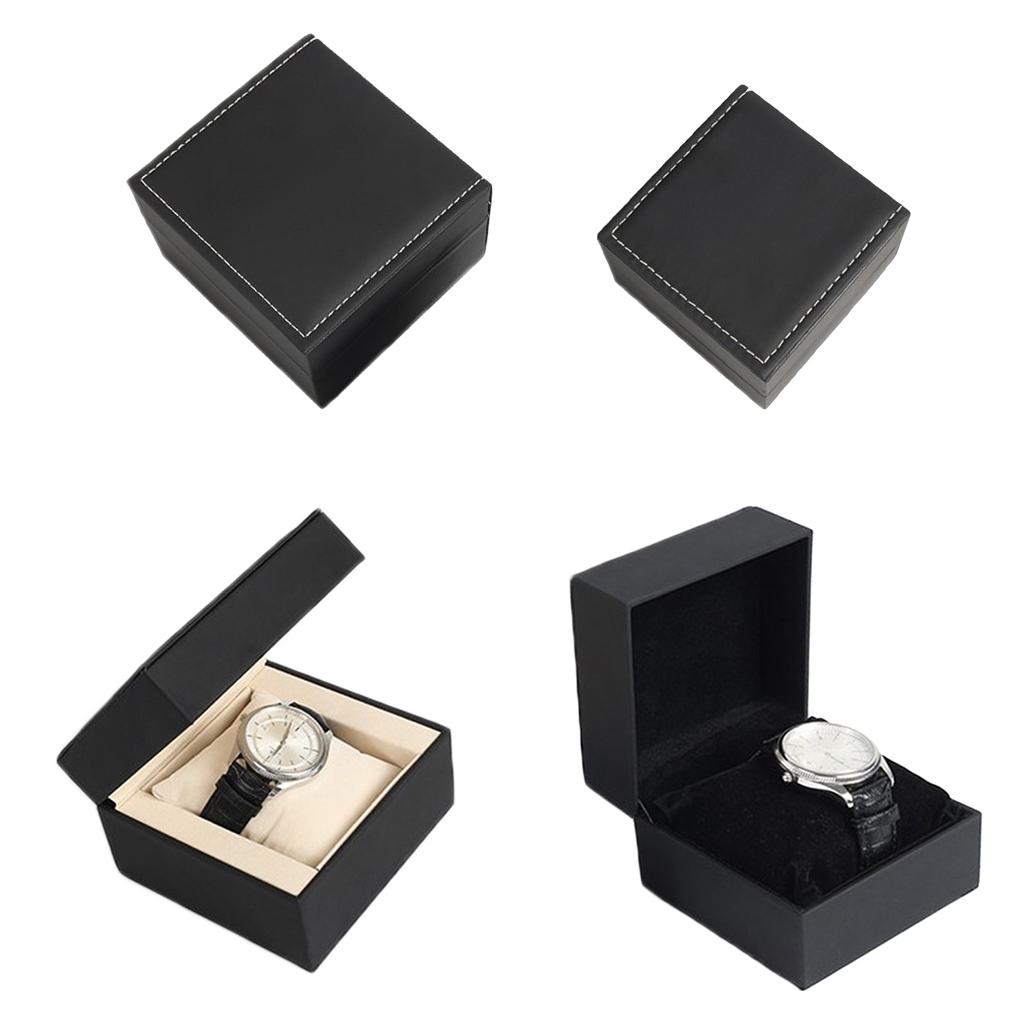 Jewelry Organizer Watches - PU 가죽 남성용 시계 보관함, 탈부착