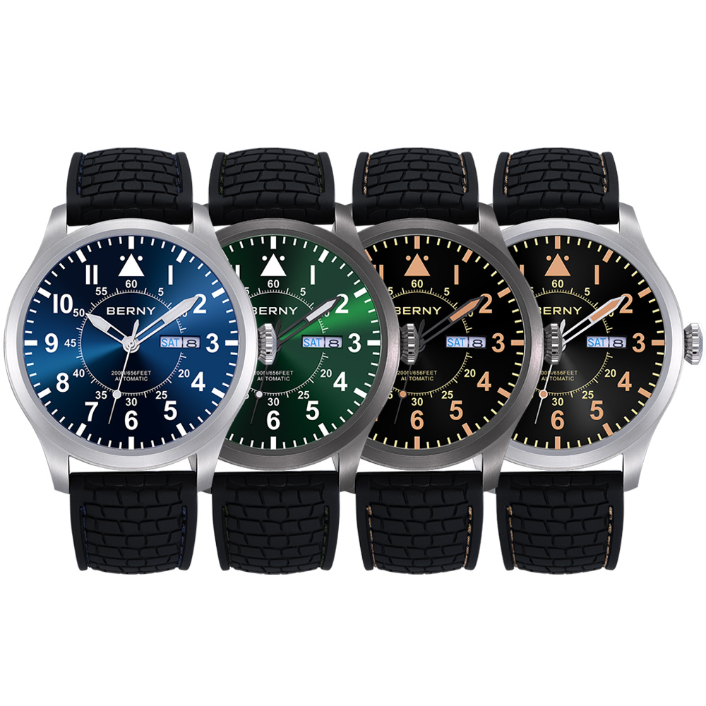 BERNY 20Bar 다이버 남성용 자동 시계 100% - Seiko Watch Presage 리뷰 및 가격