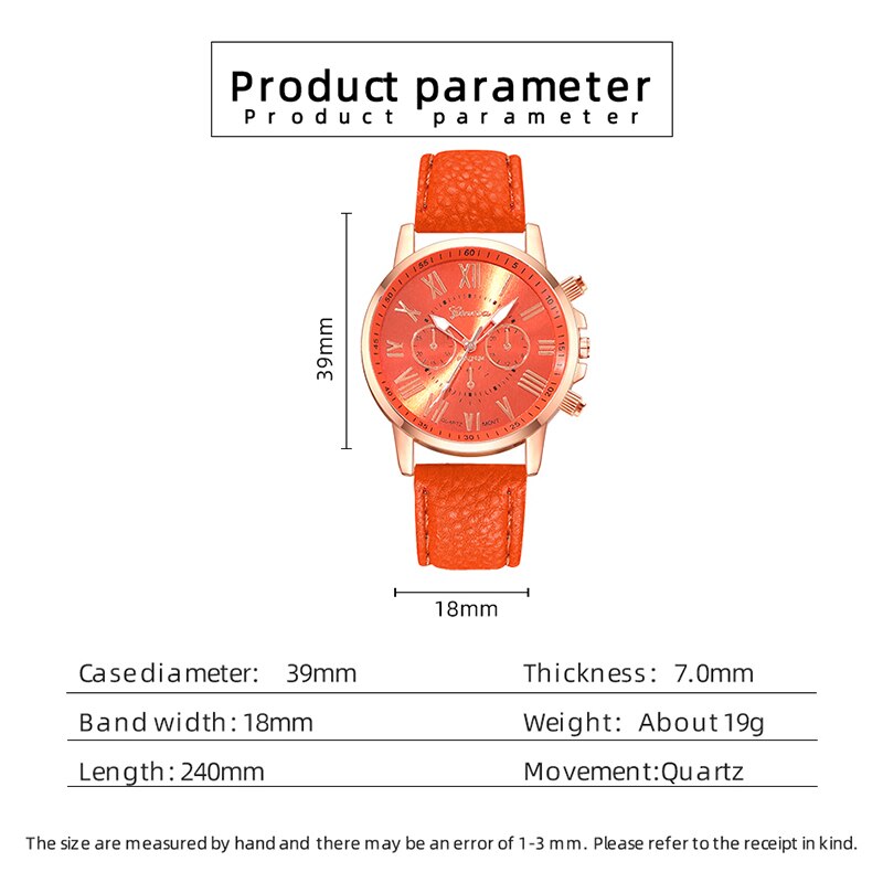 Reloj Mujer 여성용 패션 시계, 여성용 오렌지 - Jewelry Watches Women 리뷰 및 가격