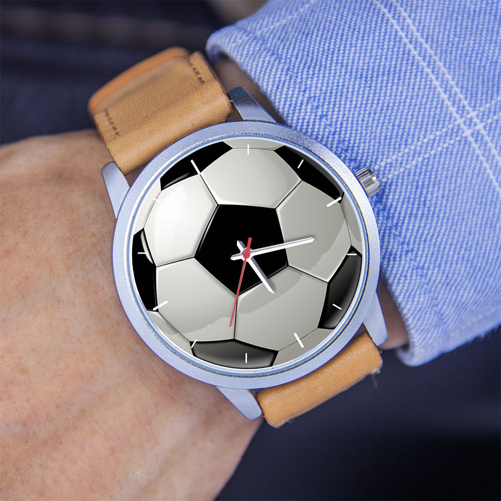 축구 디자인 팬들을 위한 실버 남성용 시계, 남녀 공용 - Jewelry Watches Women 리뷰 및 가격