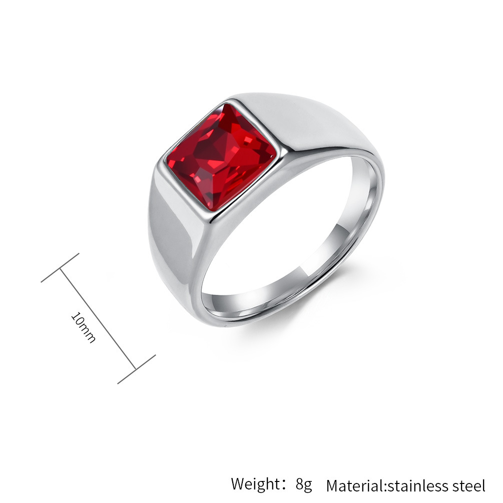 남성용 빈티지 웨딩 약혼 보석을 위한 스테인레스 스틸  - Mens Signet Ring 리뷰 및 가격
