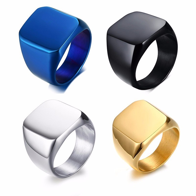 Vnox 남성용 무료 맞춤 스탬프 반지 18mm 스테인 - Mens Signet Ring 리뷰 및 가격