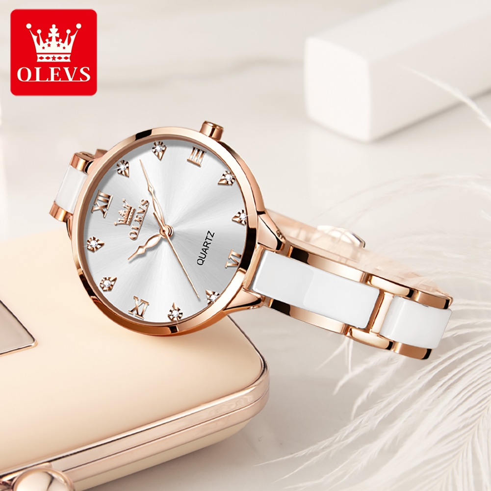 OLEVS 5872 여성용 쿼츠 손목시계 방수 시계 여 - Jewelry Watches Women 리뷰 및 가격