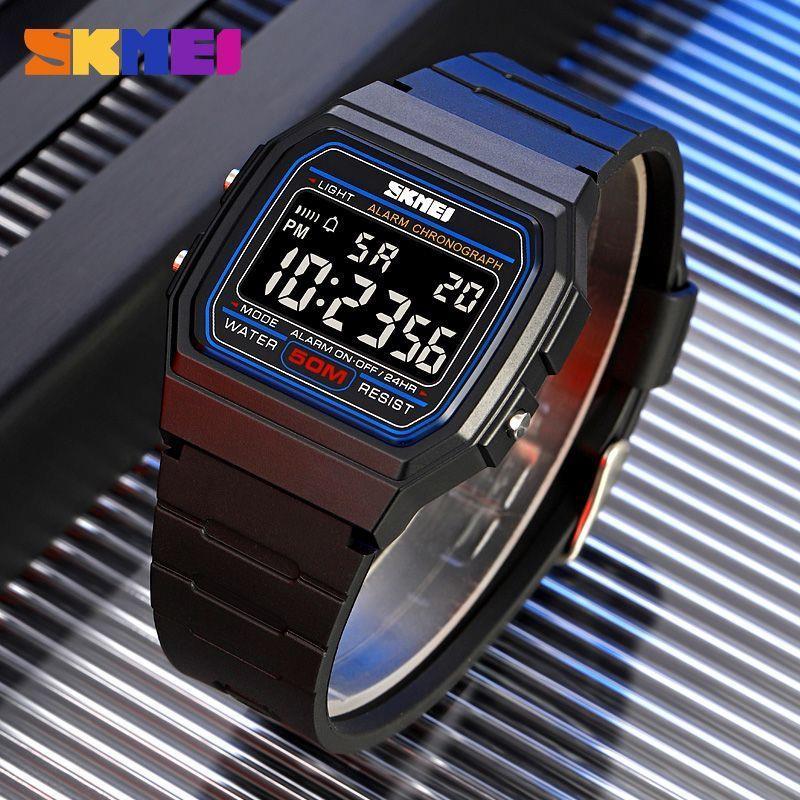 모멘트 뷰티 SKMEI 전자시계 남성용 클래식 사각형  - Moments Watches & Jewelry Burlington Reviews 리뷰 및 가격