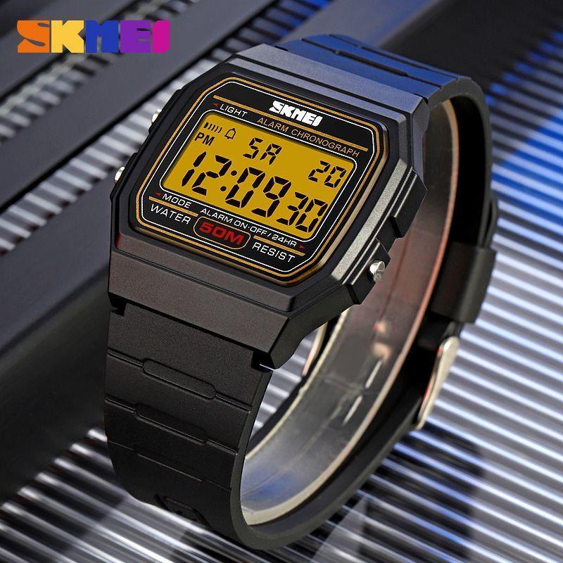 모멘트 뷰티 SKMEI 전자시계 남성용 클래식 사각형  - Moments Watches & Jewelry Burlington Reviews 리뷰 및 가격