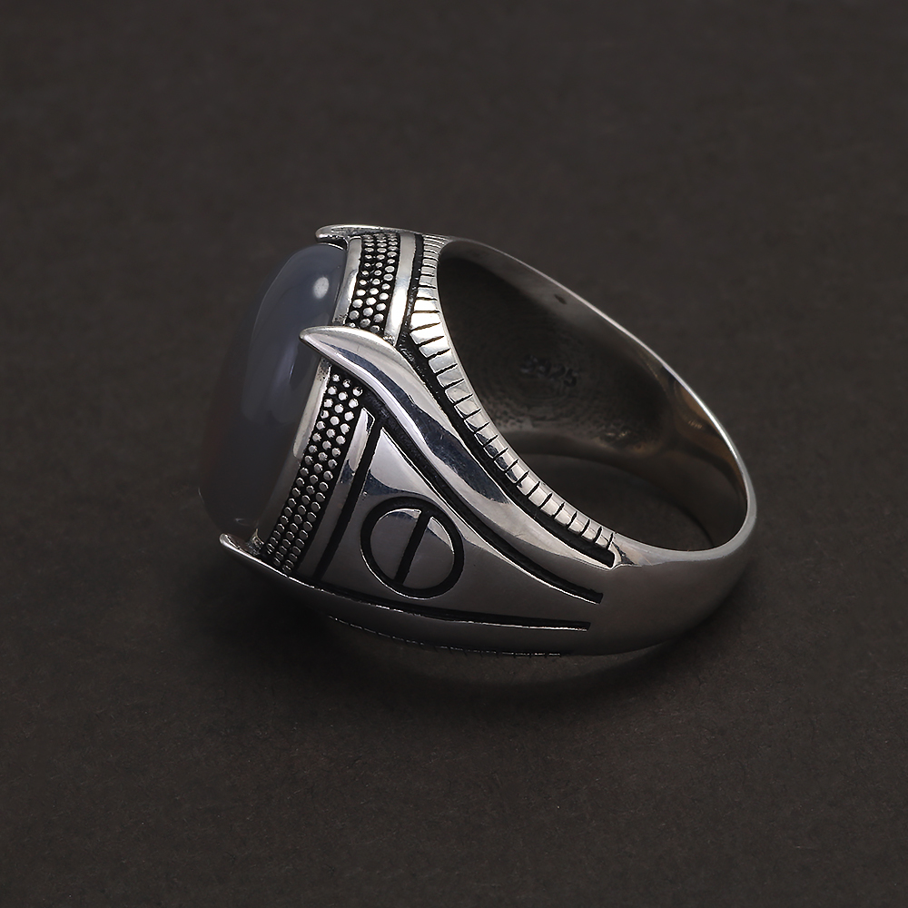남자를위한 S925 스털링 실버 마노 인장 반지 터키  - Mens Signet Ring 리뷰 및 가격