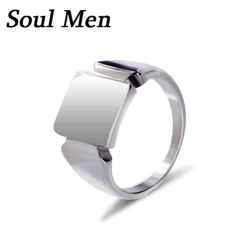 Soul 남성용 티타늄 강철 반지, 남성용 시그넷 너비 - Mens Signet Ring 리뷰 및 가격