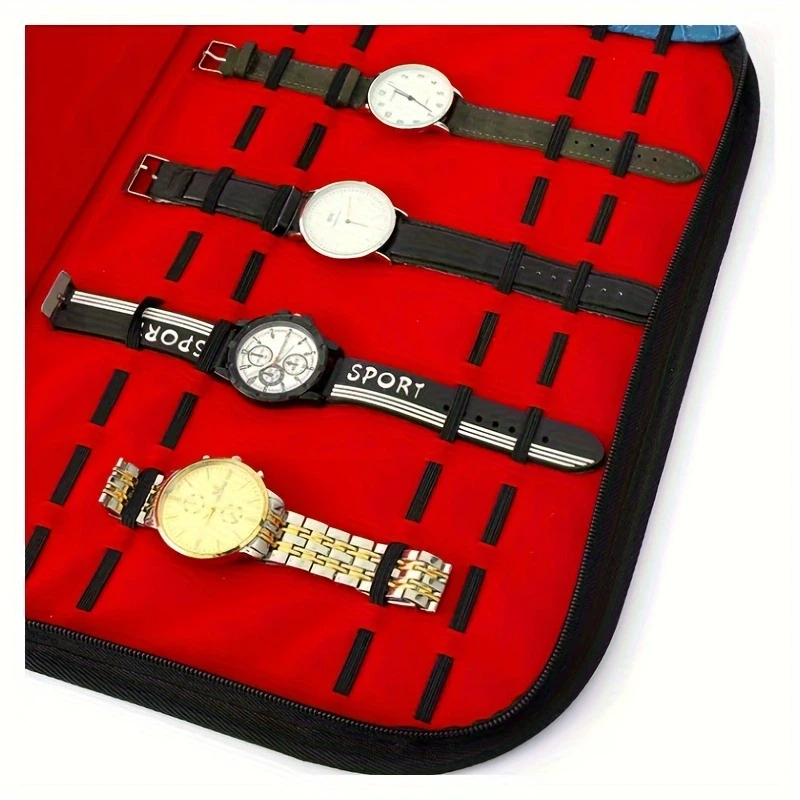 20 슬롯 시계 보관 가방 편리한 여행용 시계 파우치  - Jewelry Organizer Watches 리뷰 및 가격