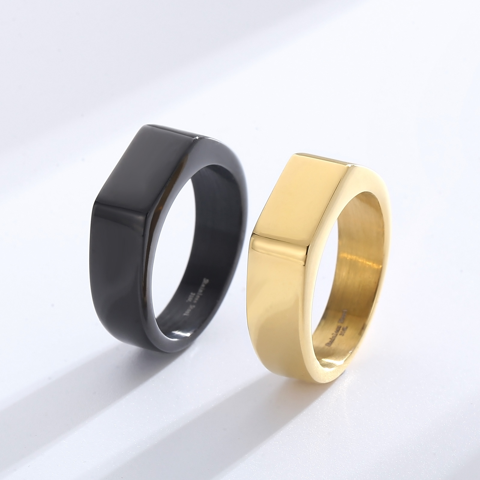 인장 반지 스테인레스 스틸 반지 클래식 힙스터 유니섹스 - Mens Signet Ring 리뷰 및 가격
