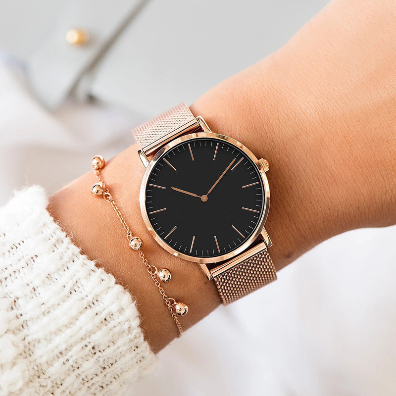 탑 브랜드 럭셔리 시계 여성 패션 스테인레스 스틸 메쉬 - Jewelry Watches Women 리뷰 및 가격