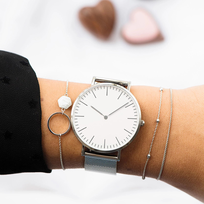 탑 브랜드 럭셔리 시계 여성 패션 스테인레스 스틸 메쉬 - Jewelry Watches Women 리뷰 및 가격