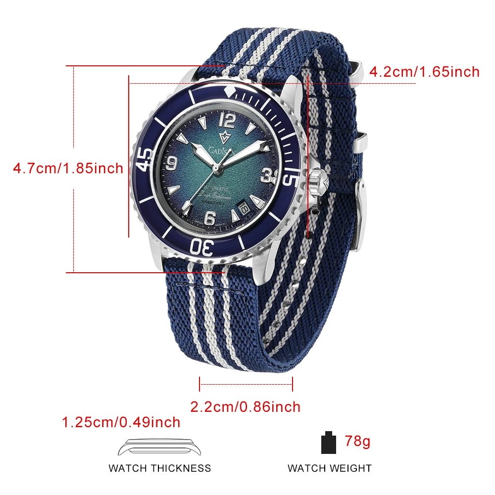 CADISEN 딥 익스플로러 미요타 8215 오토매틱  - Seiko Watch Presage 리뷰 및 가격
