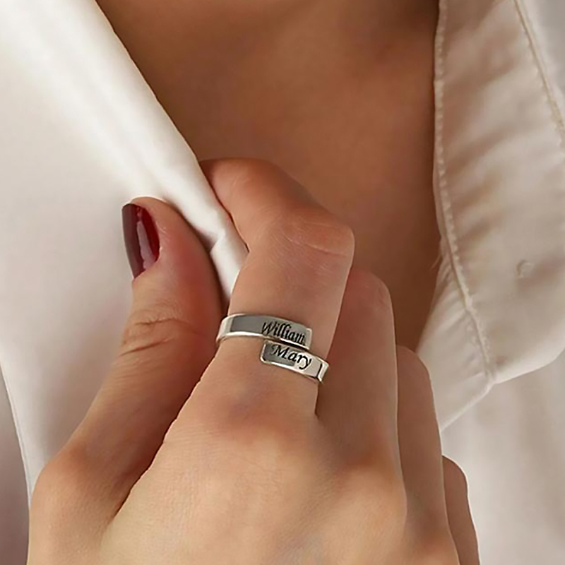 여성용 스테인레스 스틸 데이트 반지, 커스텀 커플 반지 - Couple Ring Set 리뷰 및 가격