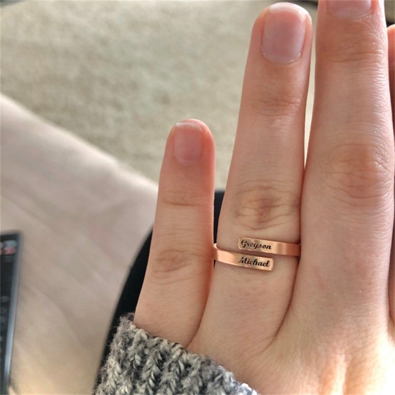 여성용 스테인레스 스틸 데이트 반지, 커스텀 커플 반지 - Couple Ring Set 리뷰 및 가격