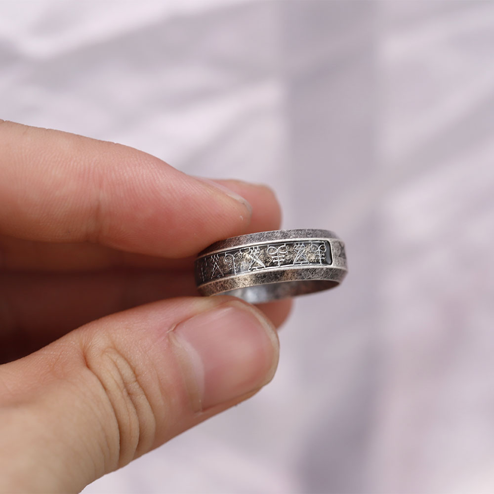 2024 신상 빈티지 반지 루시퍼 사탄 인장 반지 남성 - Mens Signet Ring 리뷰 및 가격
